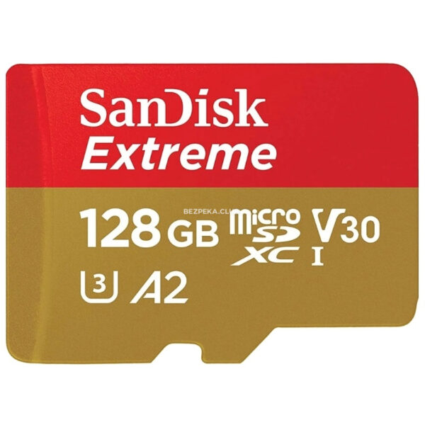 Системы видеонаблюдения/MicroSD для видеонаблюдения Карта памяти MICRO SDXC 128GB UHS-I SanDisk SDSQXA1-128G-GN6MN