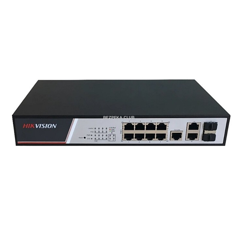 8-port PoE switch Hikvision DS-3E2310P managed - Image 1
