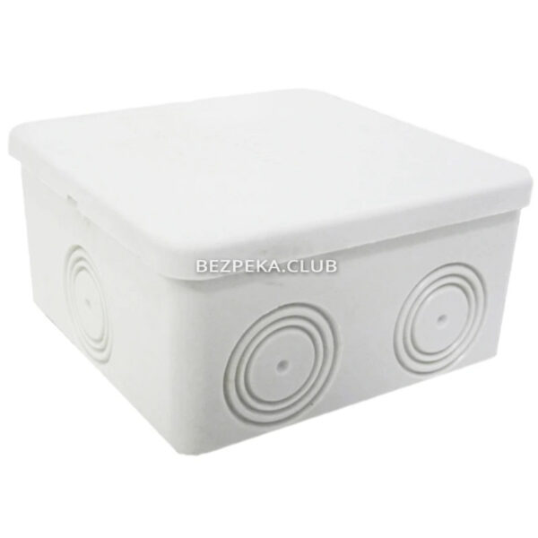 Cable, Tool/Boxes, hermetic boxes Junction box COURBI 80x80x40 (32-21040-808) gray smooth wall