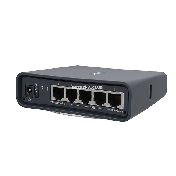 Двохдіапазонна Wi-Fi точка доступу з 5-портами Ethernet MikroTik RB952Ui-5ac2nD-TC - Зображення 3