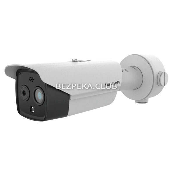 Тепловизионное оборудование/Тепловизионные камеры Тепловизионная и оптическая двухспектральная камера Hikvision DS-2TD2628-10/QA