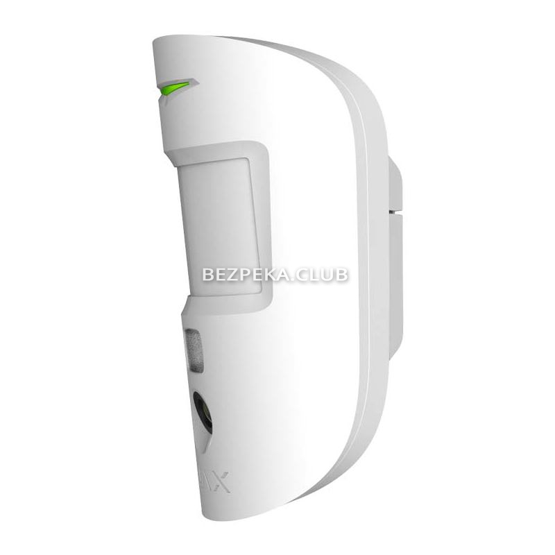 Wireless motion detector Ajax MotionCam white with photo registration of events - Фото 2