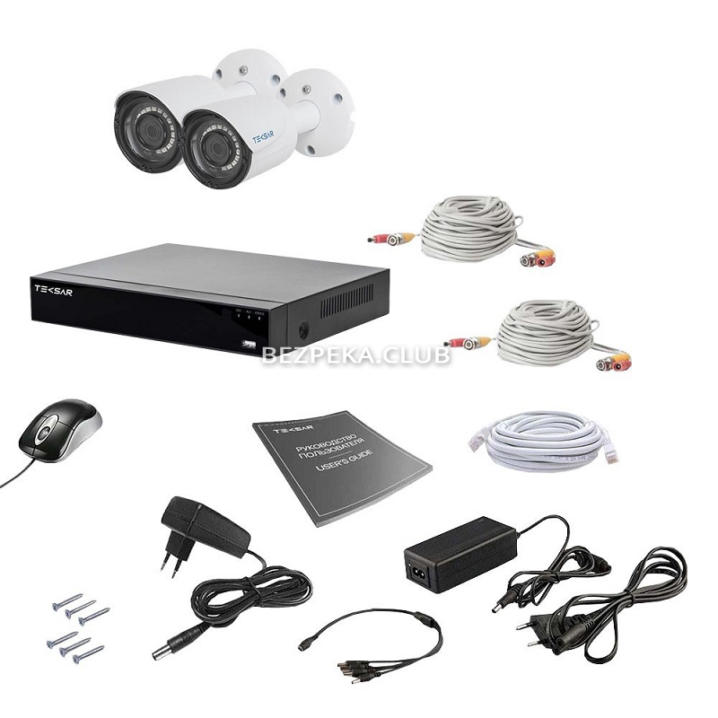 CCTV Kit Tecsar AHD 2OUT 2MEGA - Image 1