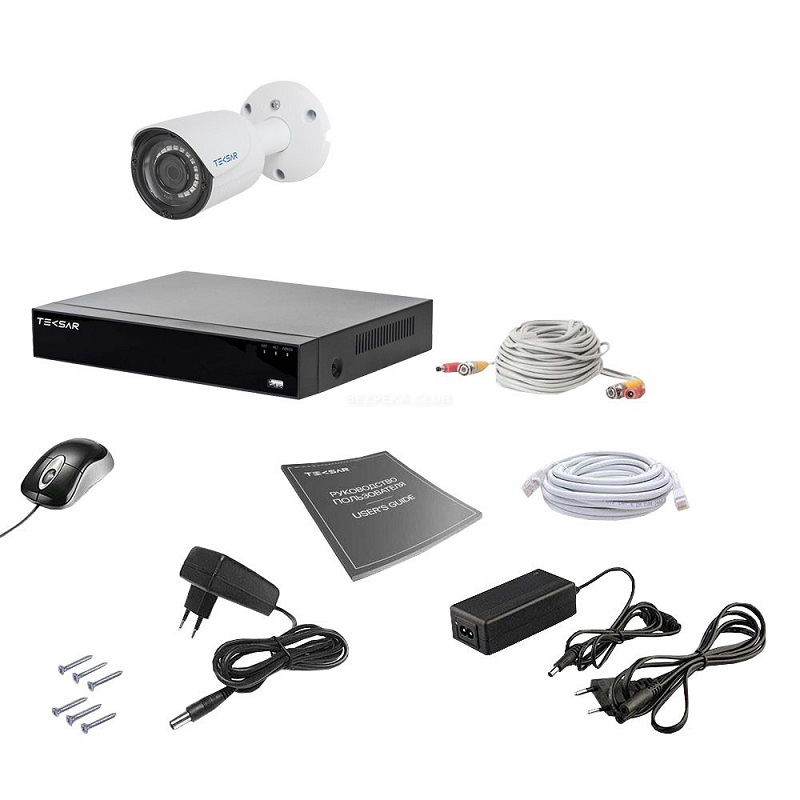 CCTV Kit Tecsar AHD 1OUT 2MEGA - Image 1