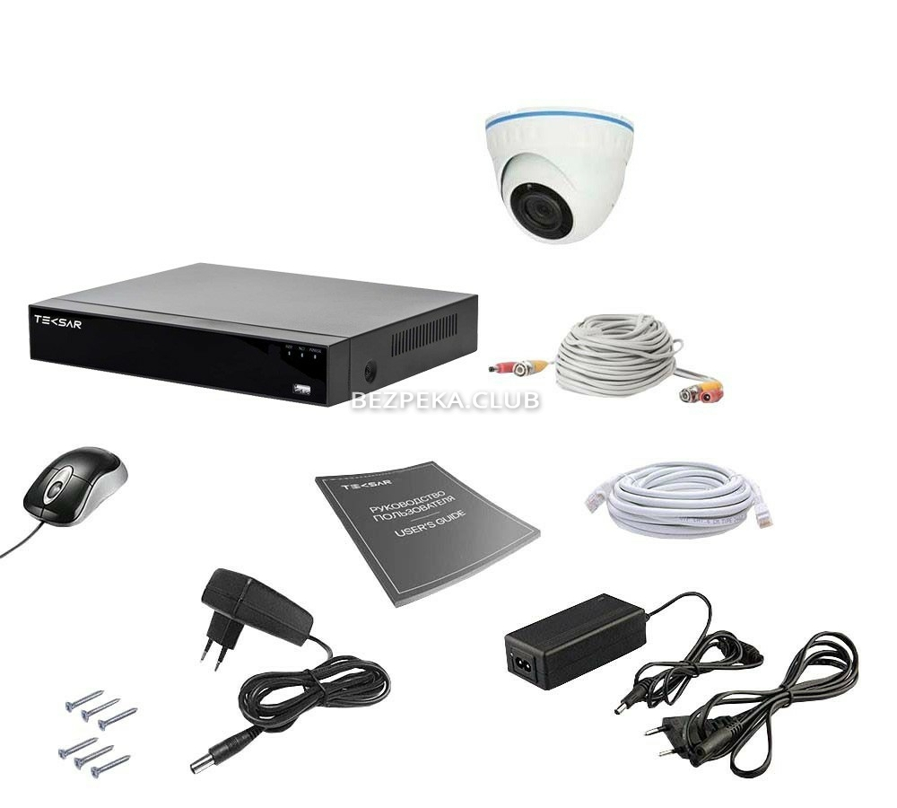 CCTV Kit Tecsar AHD 1IN 2MEGA - Image 1