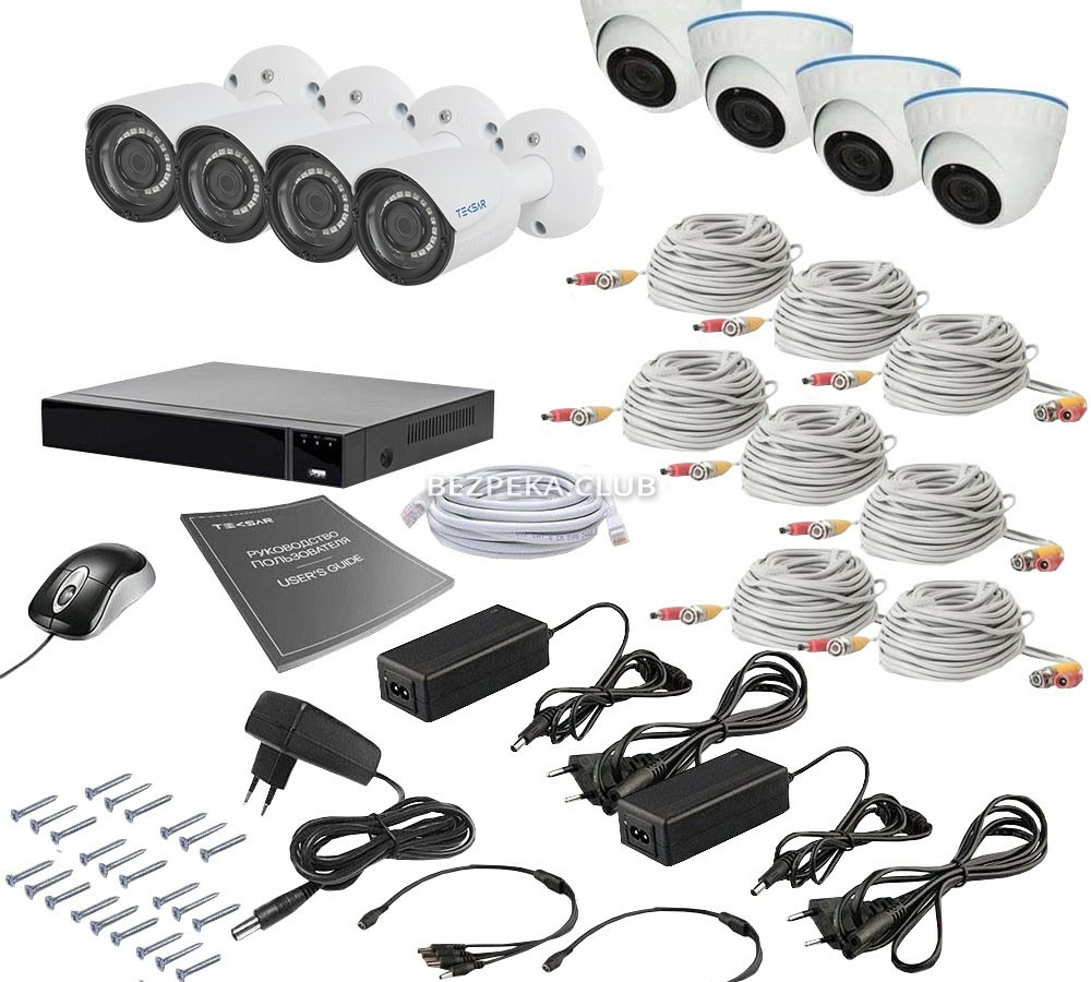 CCTV Kit Tecsar AHD 8MIX 2MEGA - Image 1