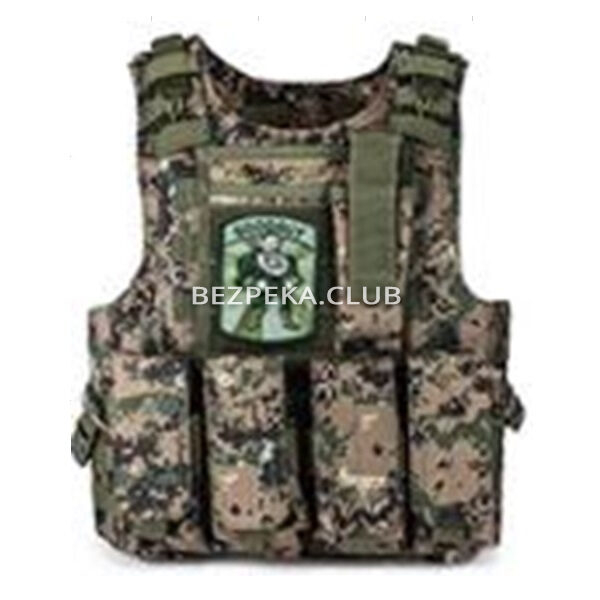 Tactical equipment/Bulletproof Vests Plate carrier PO14 Digital Woodland
