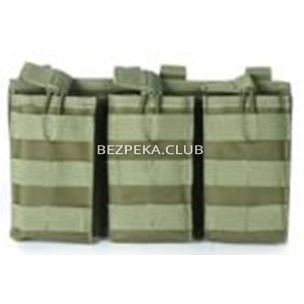 Tactical equipment/Tactical pouches Triple open magazine pouch for Mag 31 Olive assault rifles