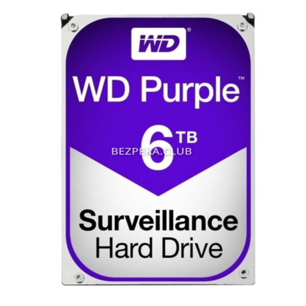 Системи відеоспостереження/Жорсткий диск для відеоспостереження Жорсткий диск 6 TB Western Digital WD63PURZ