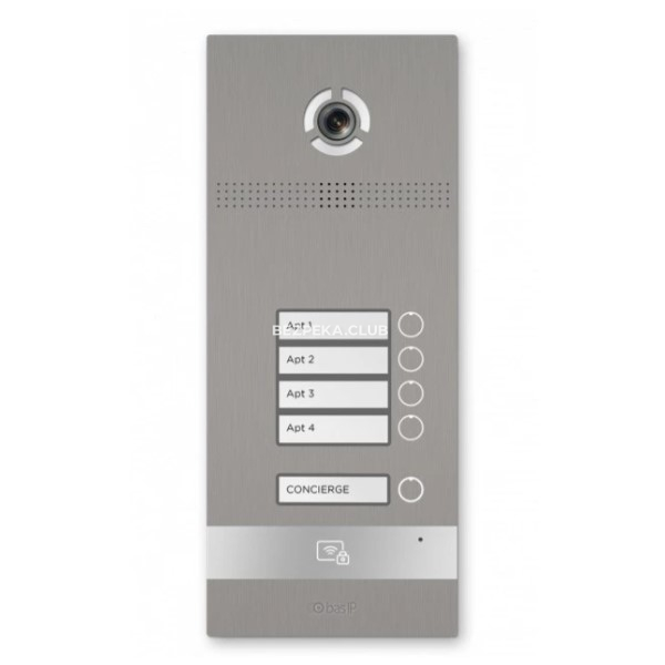 IP Video Doorbell BAS-IP BI-04FB silver multi-subscriber - Image 1