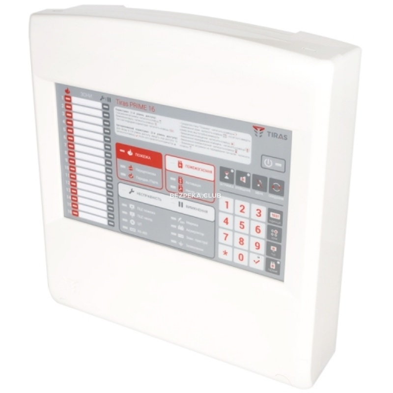 Fire control panel Tiras PRIME 16 - Image 3