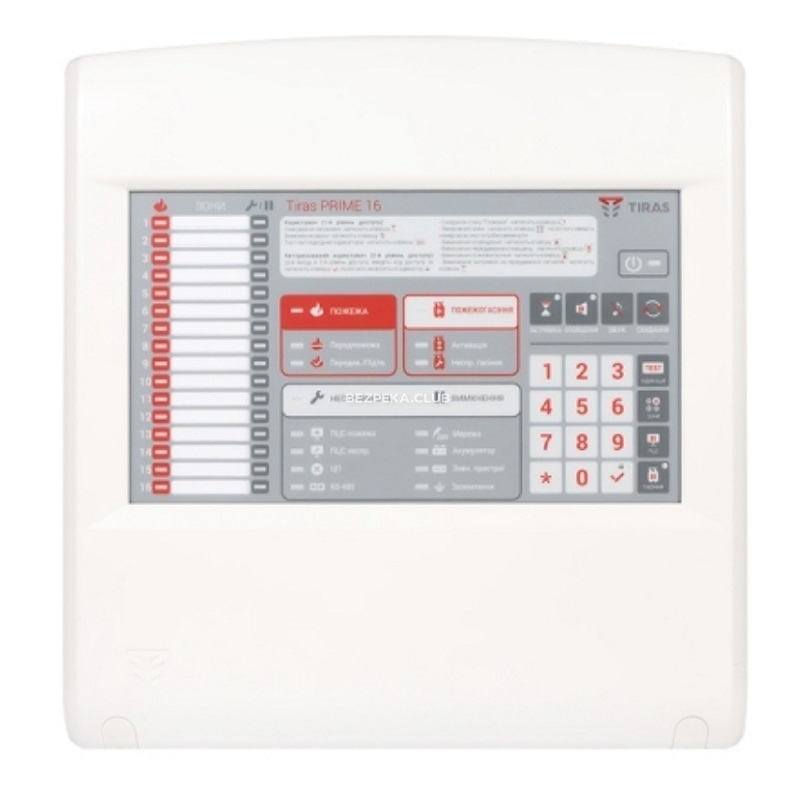 Fire control panel Tiras PRIME 16 - Image 1