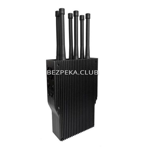 Ovid X6-GPS portable jammer of mobile communication and location (6 frequencies, 44 W, up to 50 meters) - Image 1