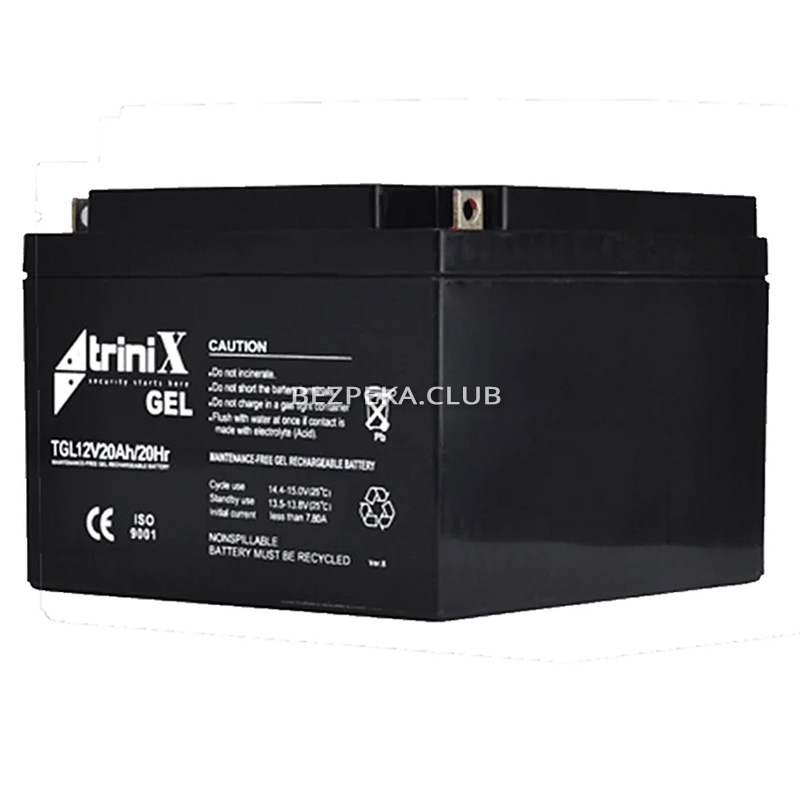 Trinix TGL 12V20Ah gel battery - Image 2