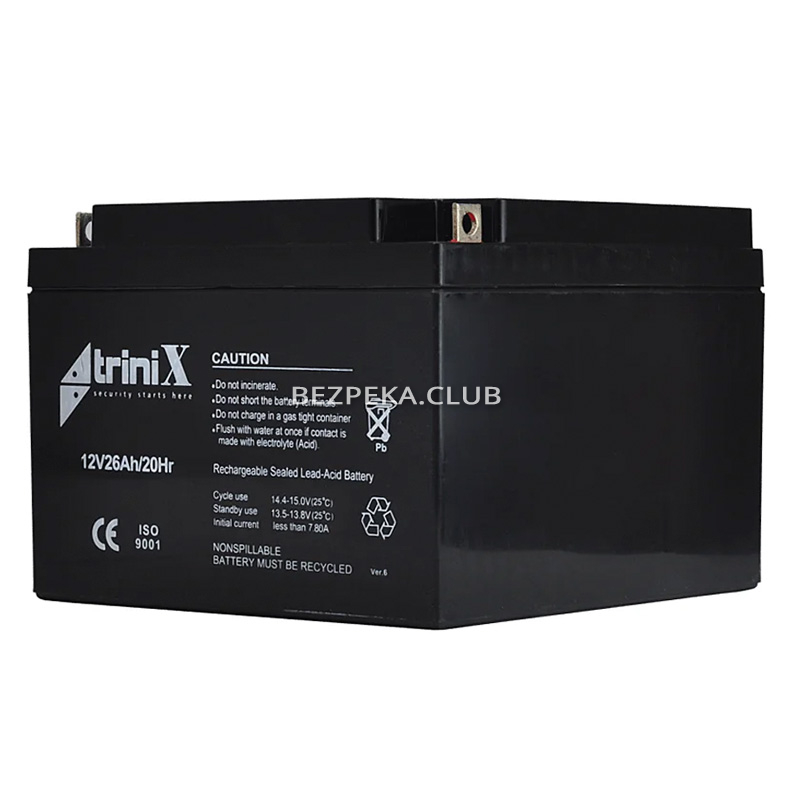 Trinix TGL 12V26Ah gel battery - Image 2