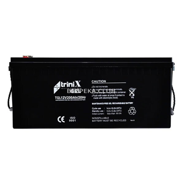 Power sources/Rechargeable Batteries Trinix TGL 12V200Ah gel battery