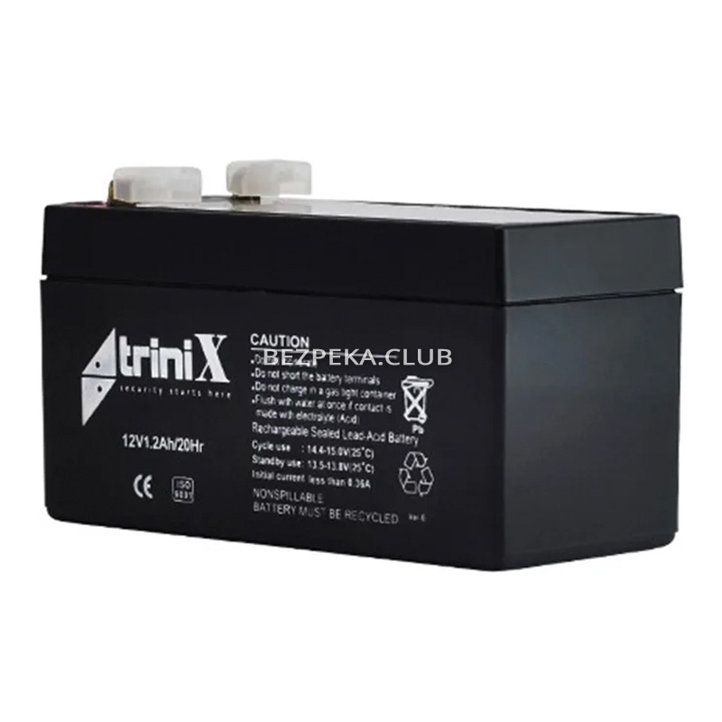 Trinix AGM 12V1.2Ah lead-acid battery - Image 2