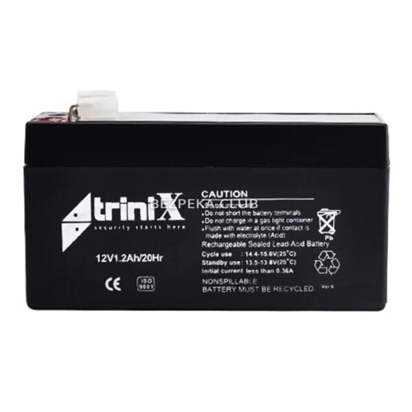 Источник питания/Аккумуляторы для сигнализаций Аккумуляторная батарея Trinix AGM 12V1.2Ah свинцово-кислотная