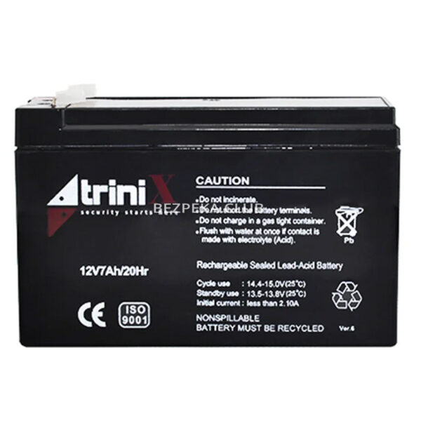 Power sources/Rechargeable Batteries Trinix AGM 12V7Ah lead-acid battery