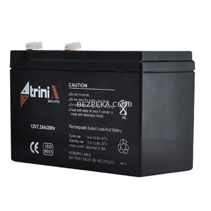 Trinix AGM 12V7.2Ah lead-acid battery - Image 2