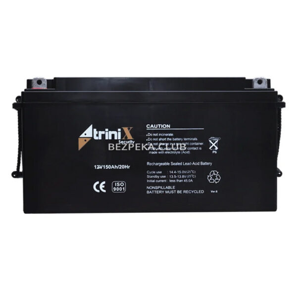 Источник питания/Аккумуляторы для сигнализаций Аккумуляторная батарея Trinix AGM 12V150Ah свинцово-кислотная