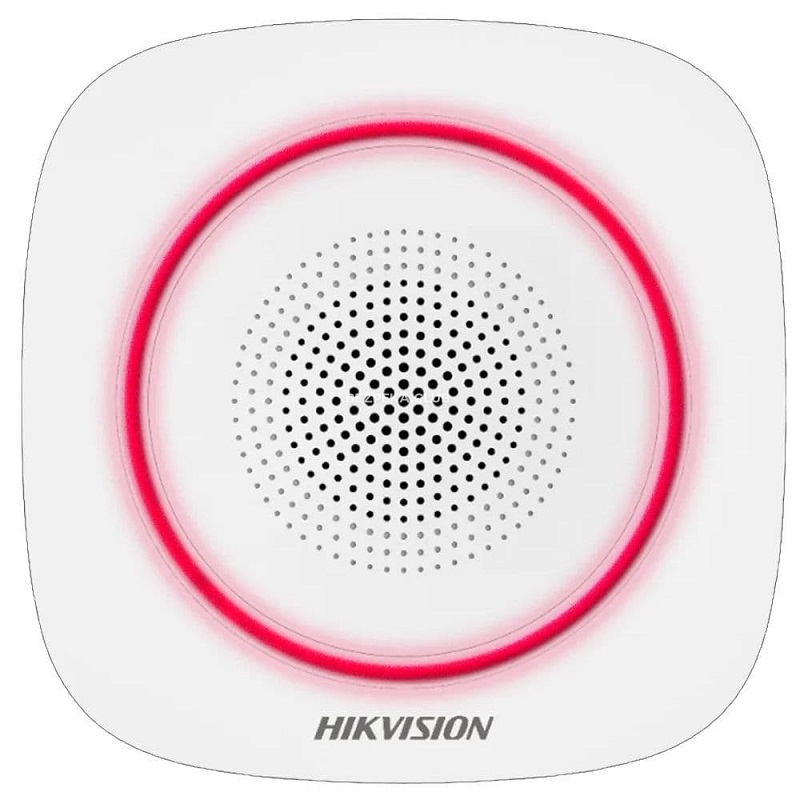 Бездротова внутрішня сирена Hikvision DS-PS1-I-WE-Red - Зображення 3