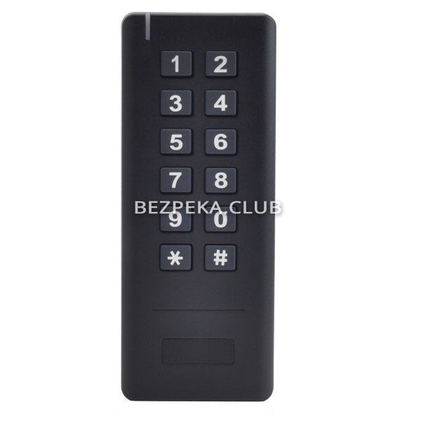 Access control/Code Keypads Wireless code keyboard with reader TriniX TRK-2201WR Black