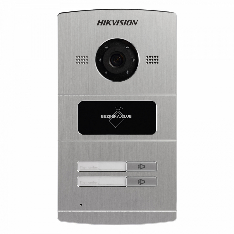Виклична IP-відеопанель Hikvision DS-KV8202-IM silver - Зображення 1