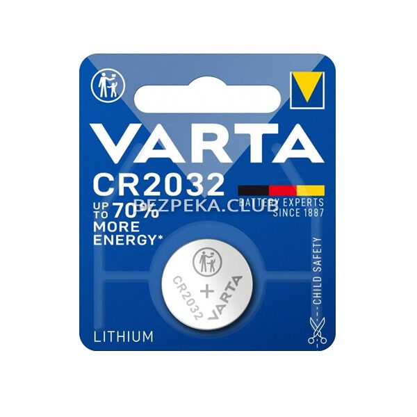 Источник питания/Батарейки Батарейка VARTA CR 2032 BLI 1 LITHIUM