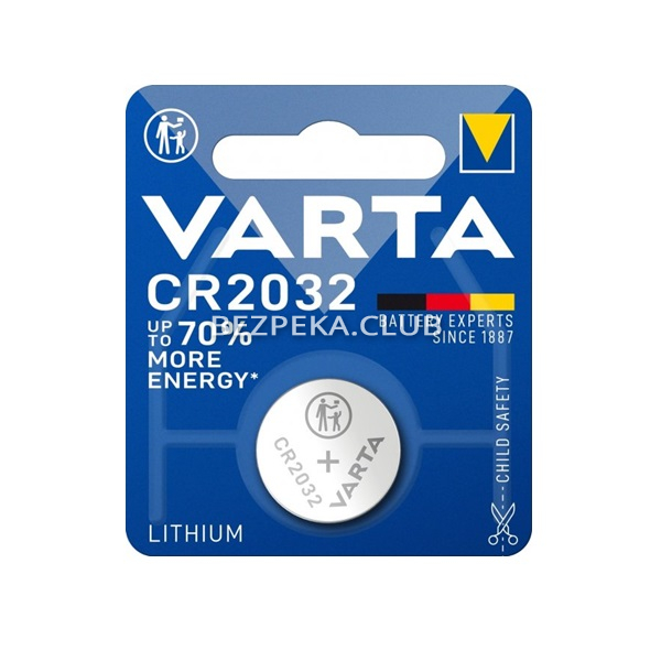 Батарейка VARTA CR 2032 BLI 1 LITHIUM - Зображення 1