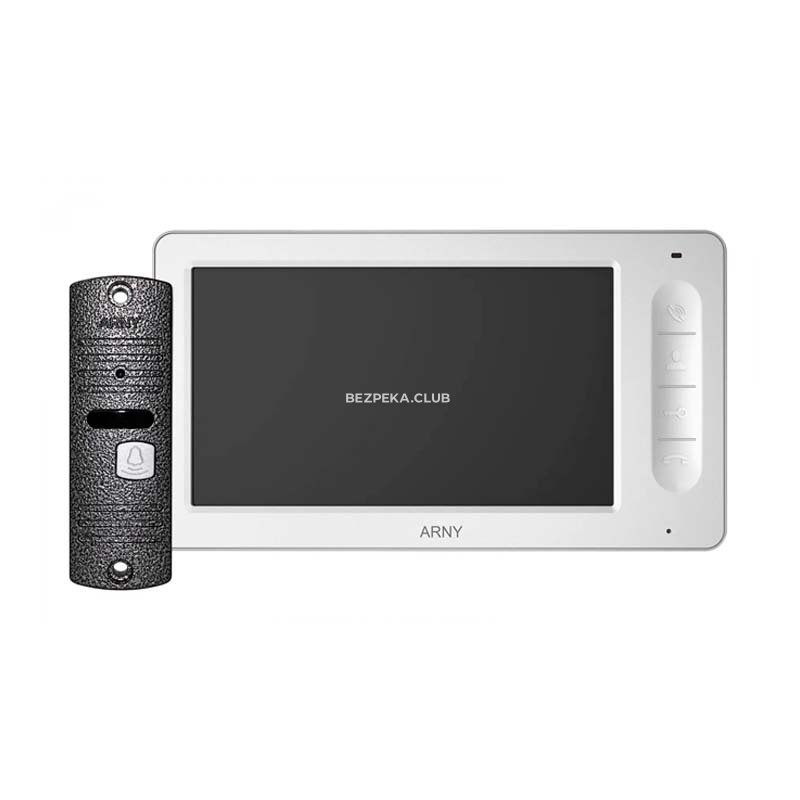 Комплект відеодомофону ARNY AVD-7006 white + grey - Зображення 1