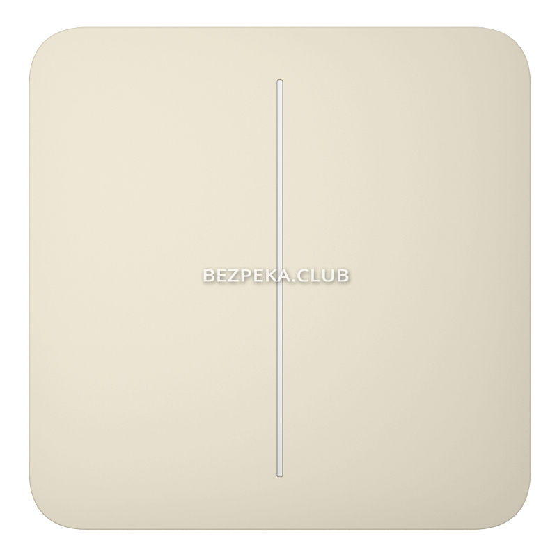 Smart 2-gang touch light switch Ajax LightSwitch 2-gang ivory - Image 1