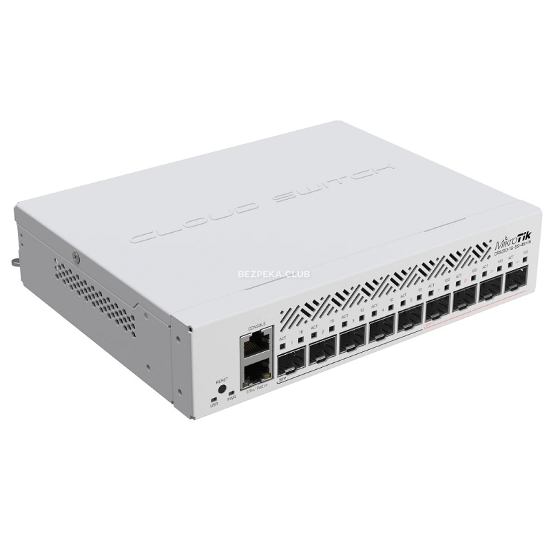 10-port switch MikroTik CRS310-1G-5S-4S+IN 10G SFP+ - Image 3