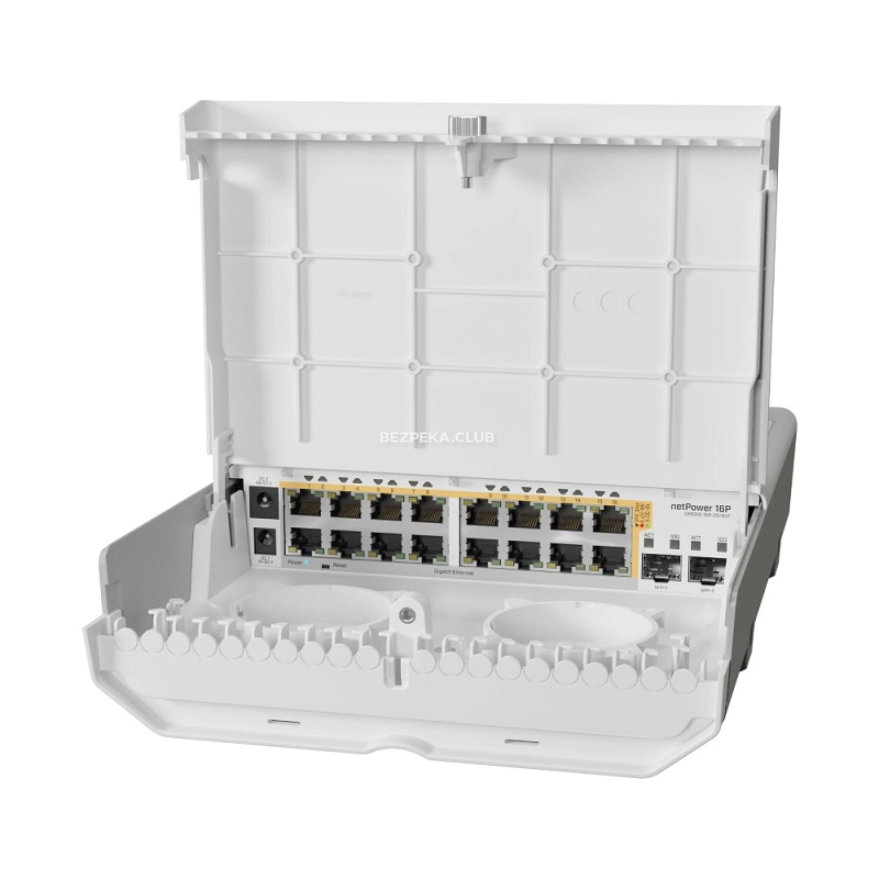 16-port PoE switch MikroTik CRS318-16P-2S+OUT managed - Image 2