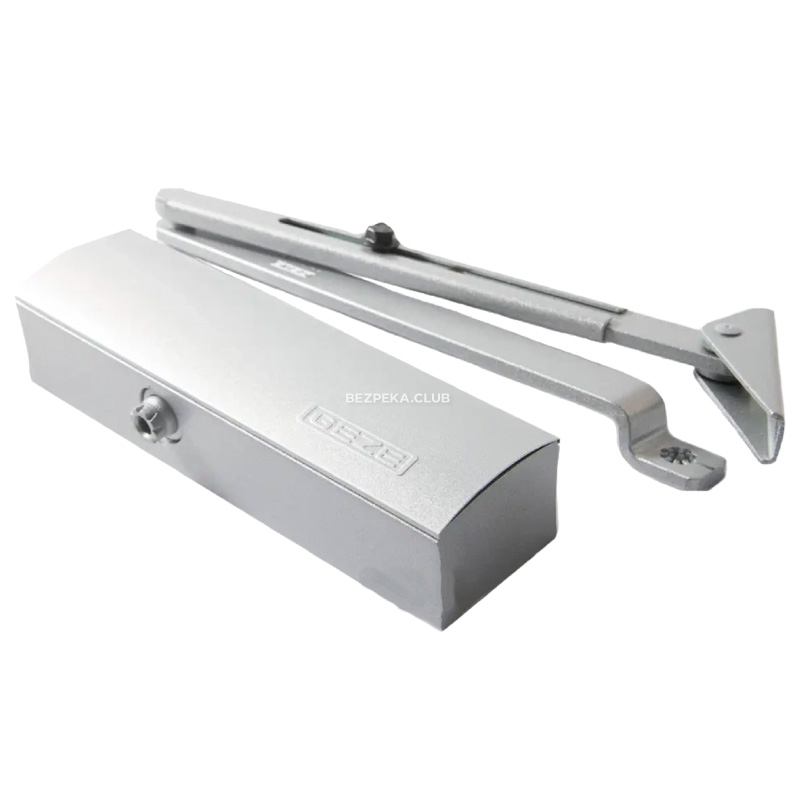 Door closer Geze TS 2000 V BC N.O. silver with lever gear - Image 1