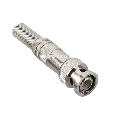 BNC-A connector with metal screw cap - Image 1