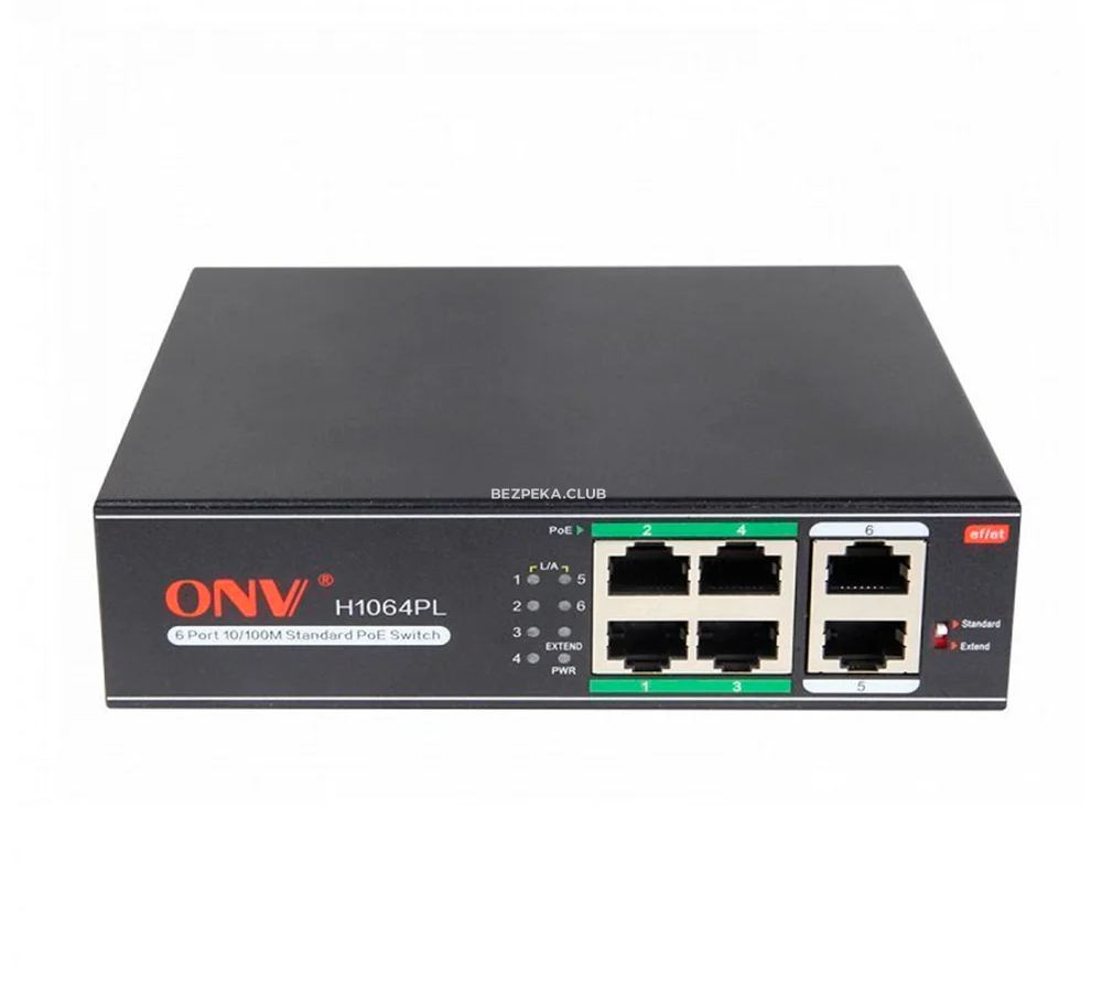 4-port PoE switch ONV H1064PL unmanaged - Image 5