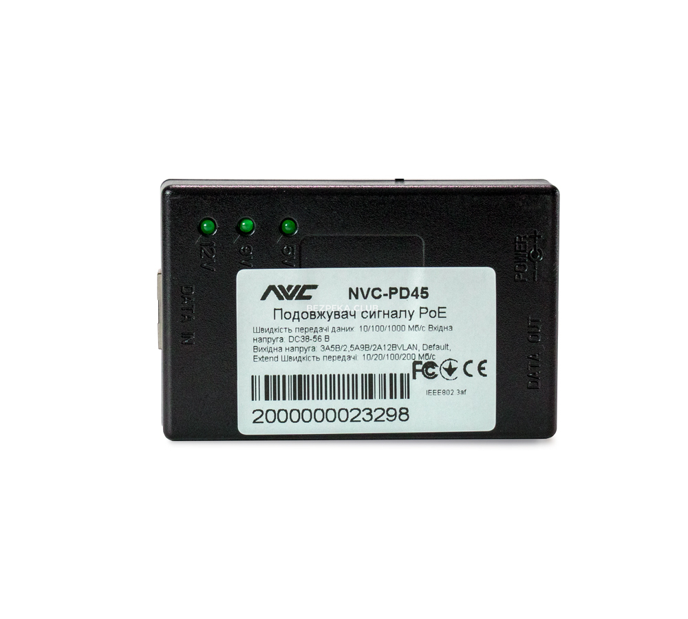 PoЕ спліттер NVC PD45 - Зображення 2